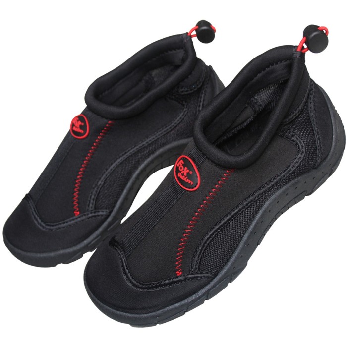 Neoprene bathing shoes, elastic band with cord stopper